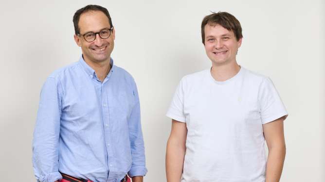 Gladia co-founder and CEO Jean-Louis Quéguiner (right) and co-founder and CTO Jonathan Soto