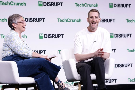 SAN FRANCISCO, CALIFORNIA - OCTOBER 28: (L-R) Ingrid Lunden and Assaf Rappaport, Co-Founder & CEO of Wiz, speak onstage during TechCrunch Disrupt 2024 Day 1 at Moscone Center on October 28, 2024 in San Francisco, California. (Photo by Kimberly White/Getty Images for TechCrunch)