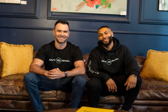 (L-R) Timur Meyster and Ruben Harris, founders of Career Karma and OutRival.